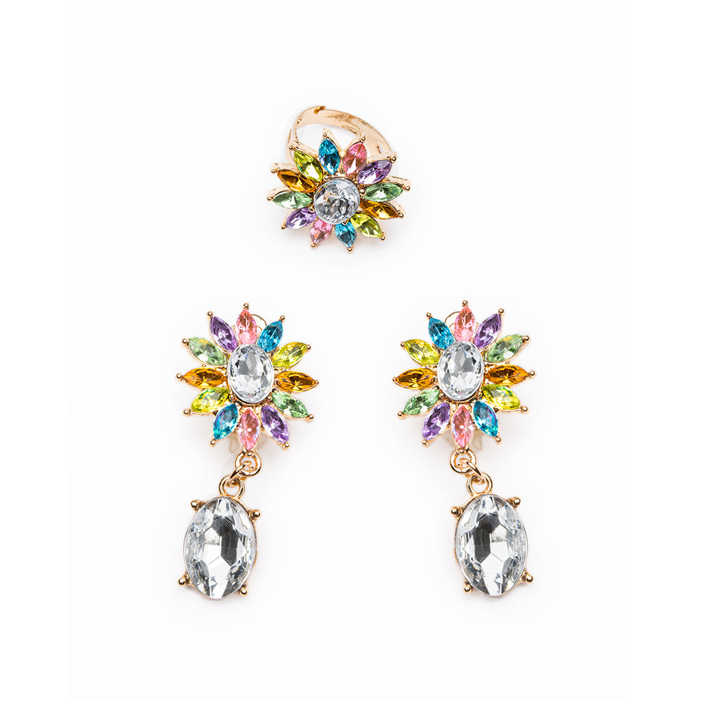 Great Pretenders, smyckesset - Vitoria ring &amp; örhängen