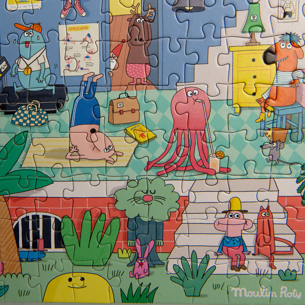 Moulin Roty - Pussel 500 bitar - Home of the Schmouks - Les Schmouks