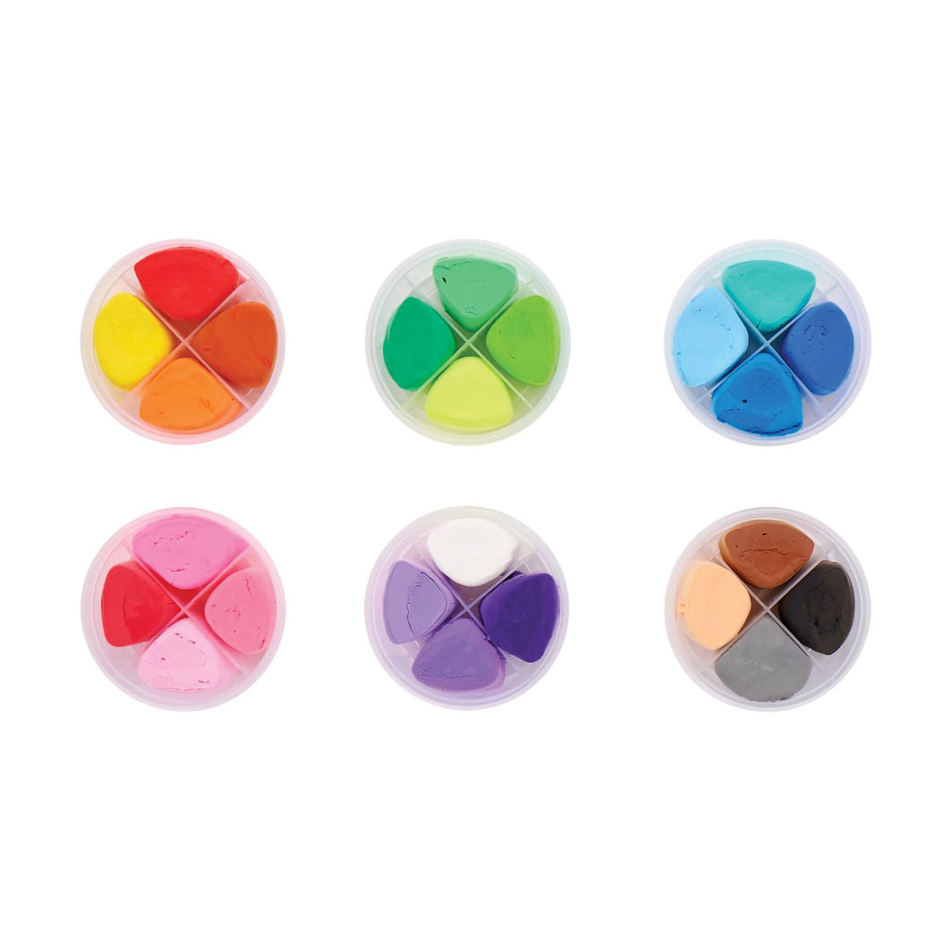 Ooly Självhärdande lera, Deluxe Kit 24 färger - Creatibles