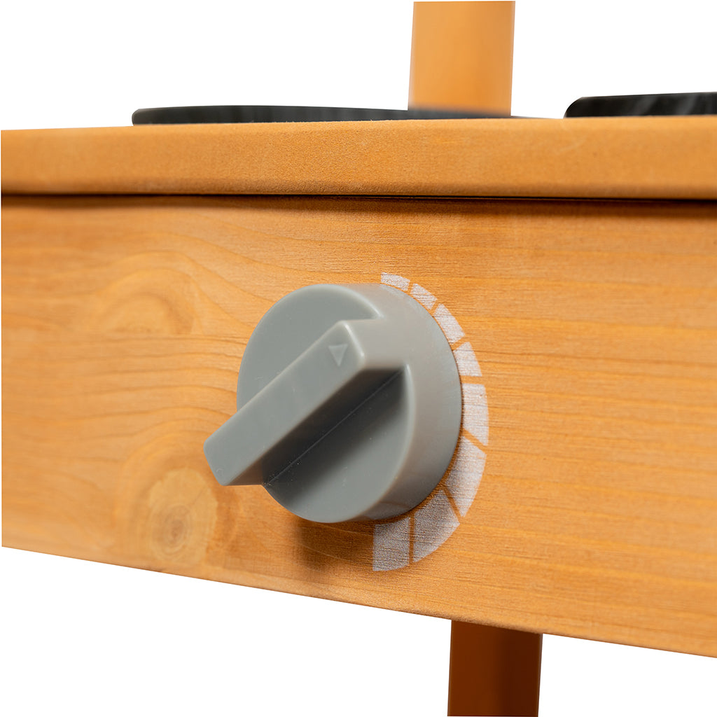 Mamamemo Mudkitchen, utomhuskök i trä för lek med lera