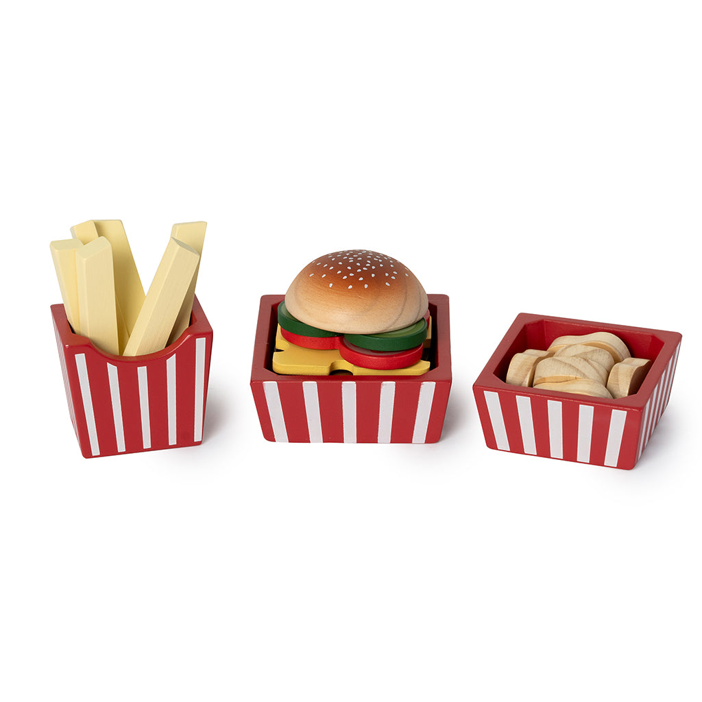 Mamamemo leksaksmat, Burgermeny