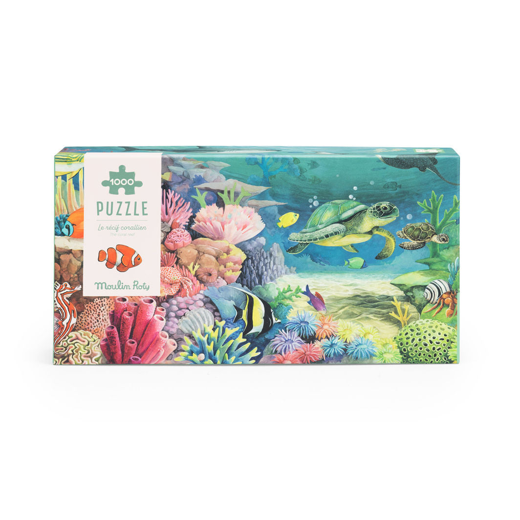 Moulin Roty – Pussel med 1000 bitar – Coral Reef – Tout autour du monde