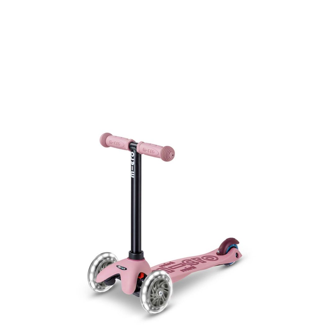 Micro sparkcykel, Mini Deluxe LED, Rock &amp; Go – Dusty Rose