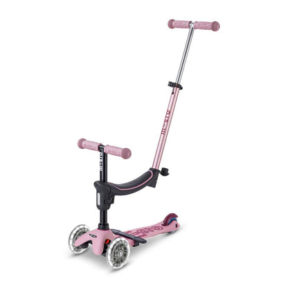 Micro sparkcykel, Mini Deluxe LED, Rock &amp; Go – Dusty Rose