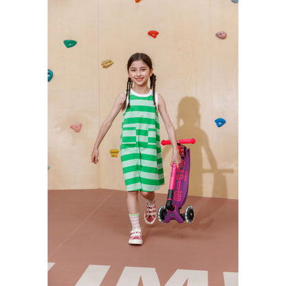 Micro Løbehjul, Maxi Deluxe LED - Neon Ultra Pink