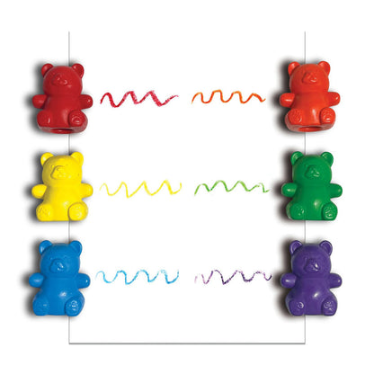 Ooly Farvekridt 6 stk, Cuddly Cubs Bear