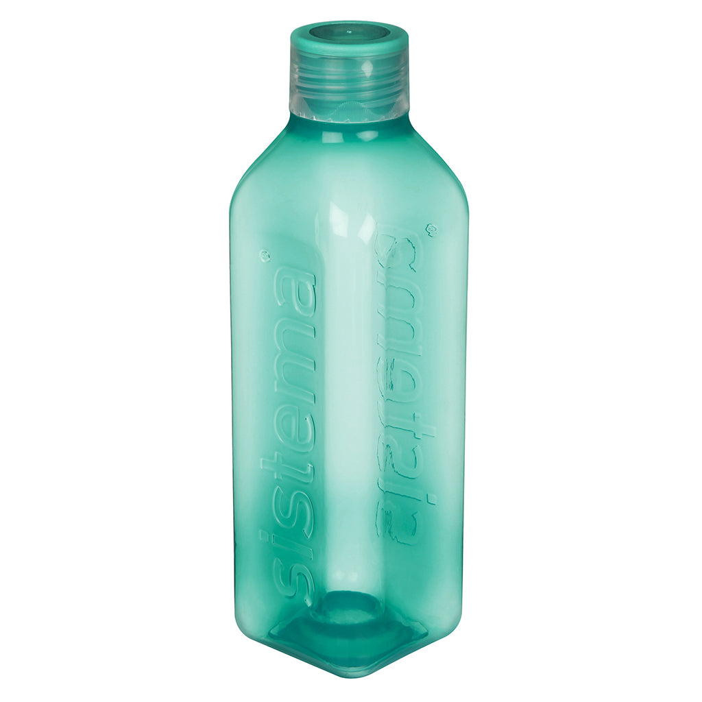 Sistema dricksflaska, Square bottle, 1 L - Minty teal