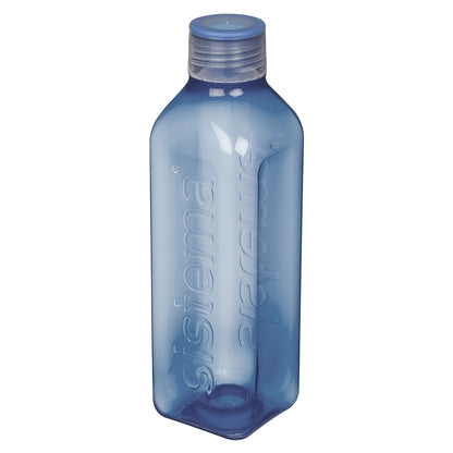 Sistema vattenflaska, Square bottle, 1 L - Mountain blue
