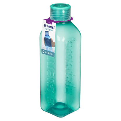 Sistema dricksflaska, Square bottle, 1 L - Minty teal