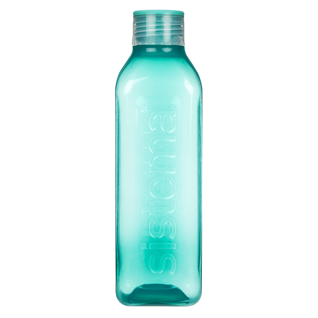 Sistema dricksflaska, Square bottle, 1 L - Minty teal