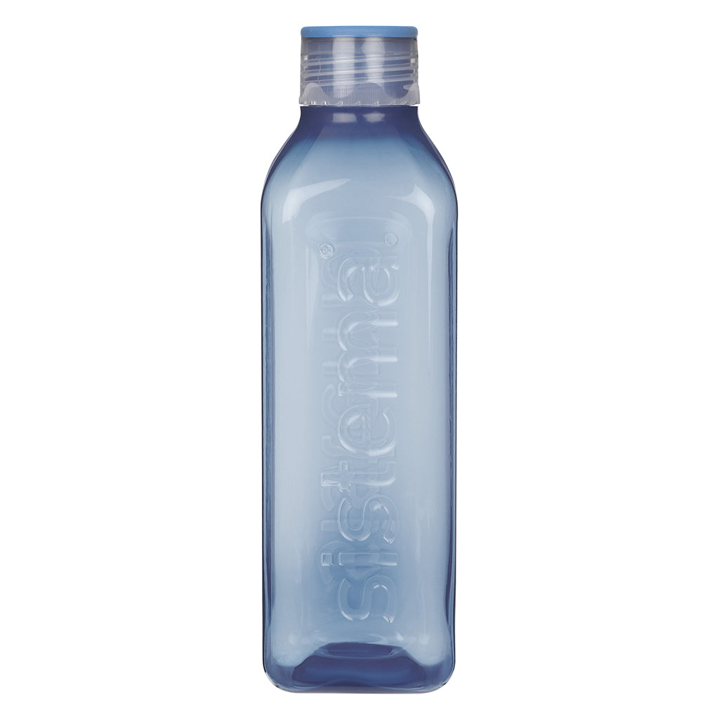 Sistema vattenflaska, Square bottle, 1 L - Mountain blue