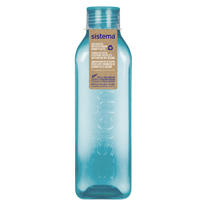 Sistema vattenflaska, Square bottle, 1 L - Teal stone