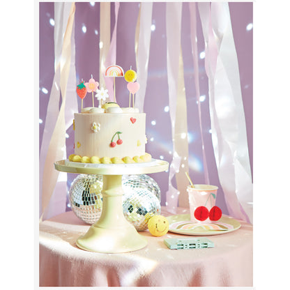 Meri Meri tårtljus, Happy face icon - 6 st