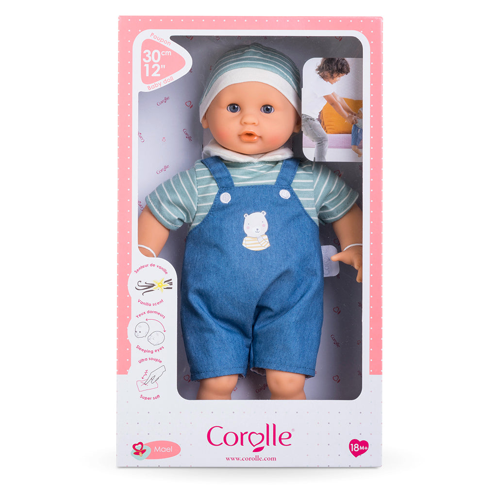 Corolle babydocka Mon Premier 30 cm, pojkdocka - Calin Maël med korta byxor