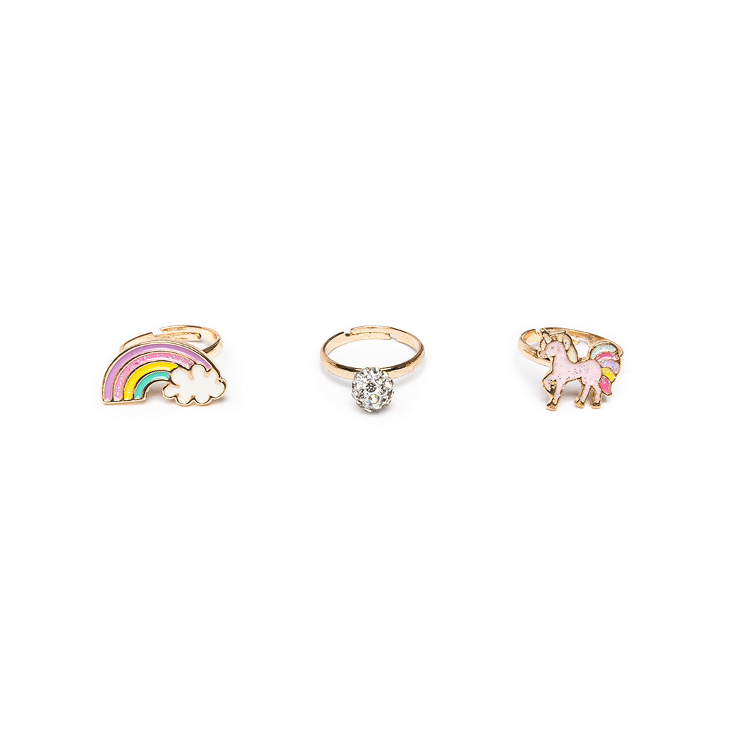 Great Pretenders 3 fingerringar, Unicorn rainbow