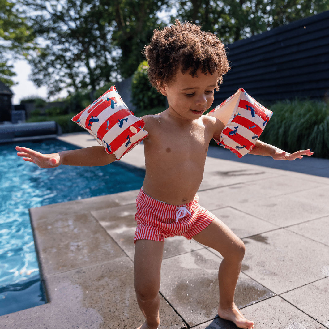 Swim Essentials, Armringar 2–6 år - Ocean Stripes