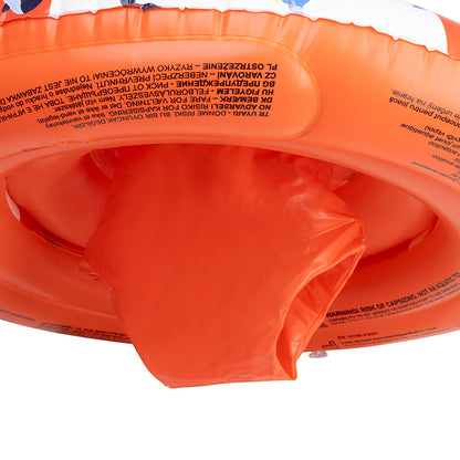 Swim Essentials, Baby badring med ryggstöd, 0-1 år - Ocean Stripes