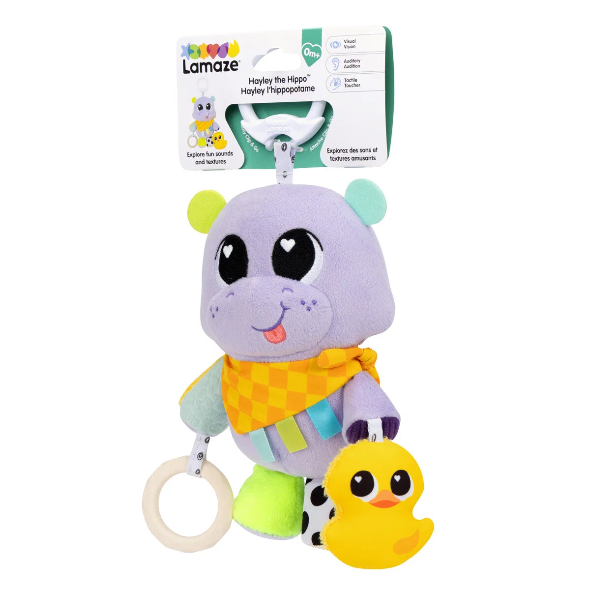 Lamaze aktivitetsleksak, Hayley the Hippo Clip &amp; Go
