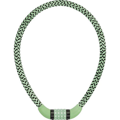 Puky cykellås, wirelås m. kode - Retro-green