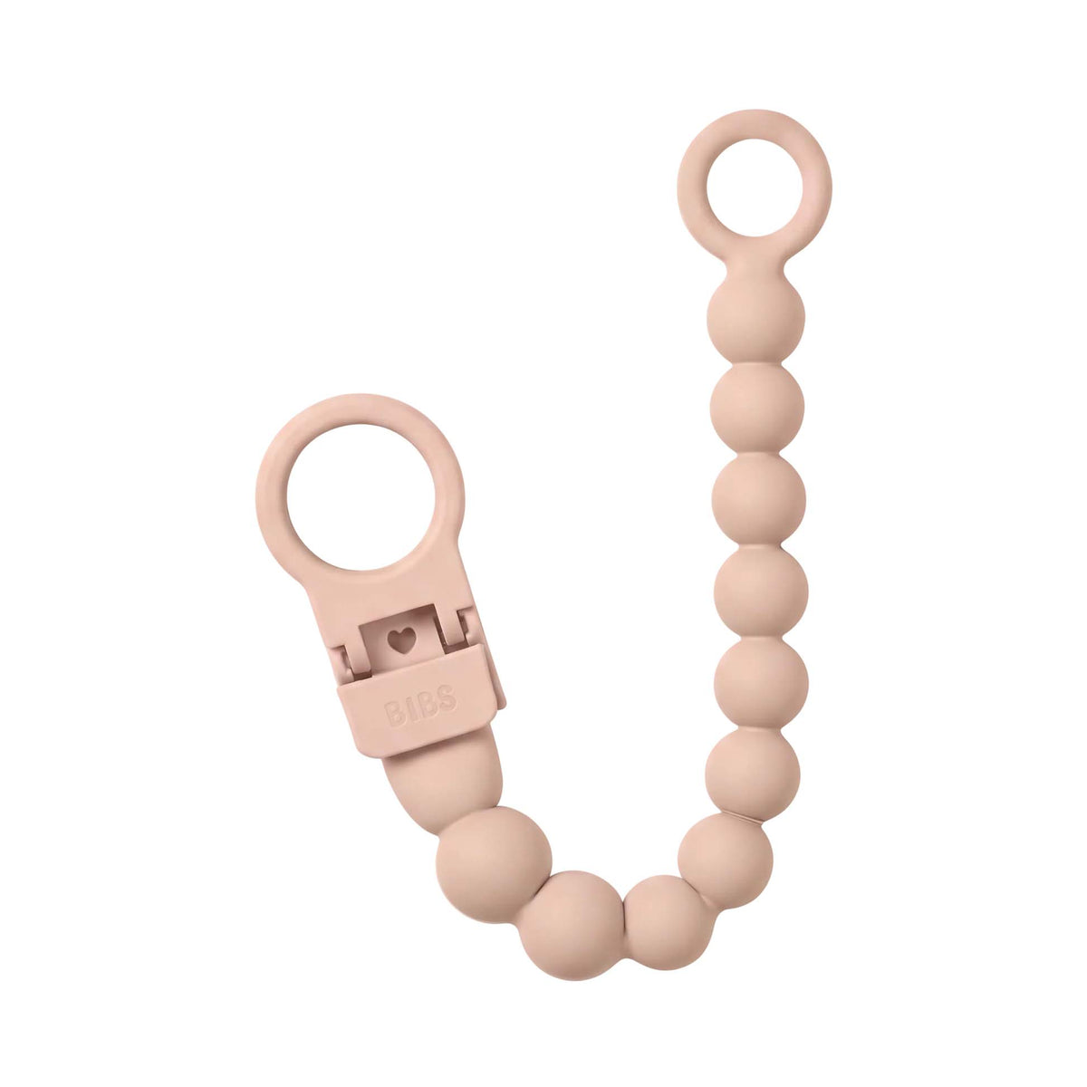 Bibs suttesnor i silikone, Beaded - Blush