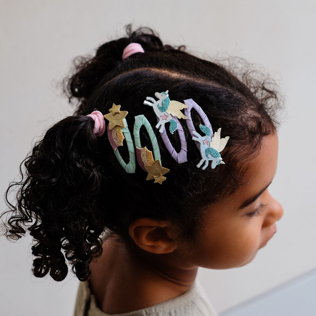 Mimi &amp; Lula 4 hårspännen, My Little Unicorn