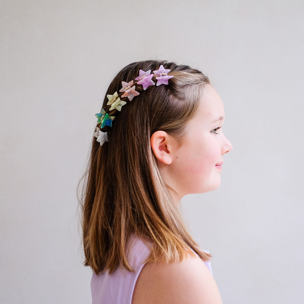 Mimi &amp; Lula 6 hårklämmor, Mini Star My Little Unicorn