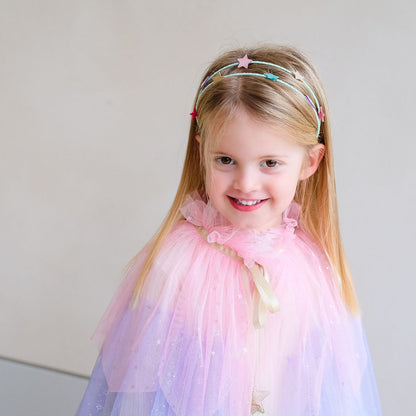 Mimi &amp; Lula dubbel pannband, Rainbow and Star My Little Unicorn