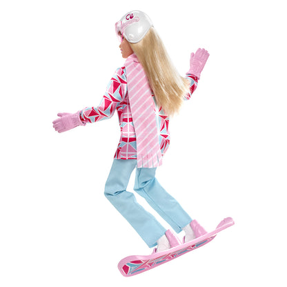 Barbie-docka som snowboardåkare