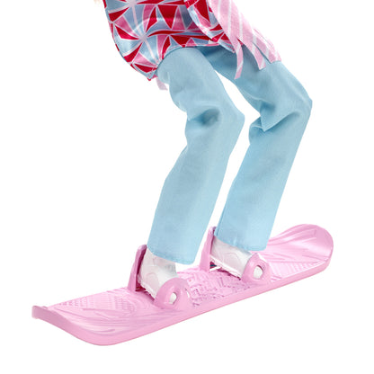 Barbie-docka som snowboardåkare