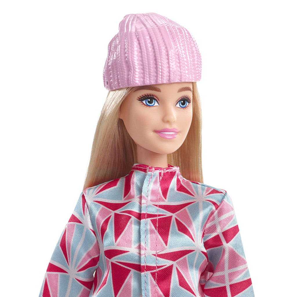 Barbie-docka som snowboardåkare