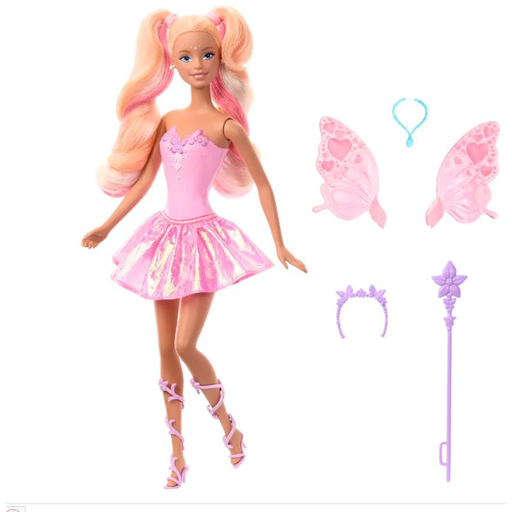 Barbie Color Change Fairy, inkl. svamp och trollstav
