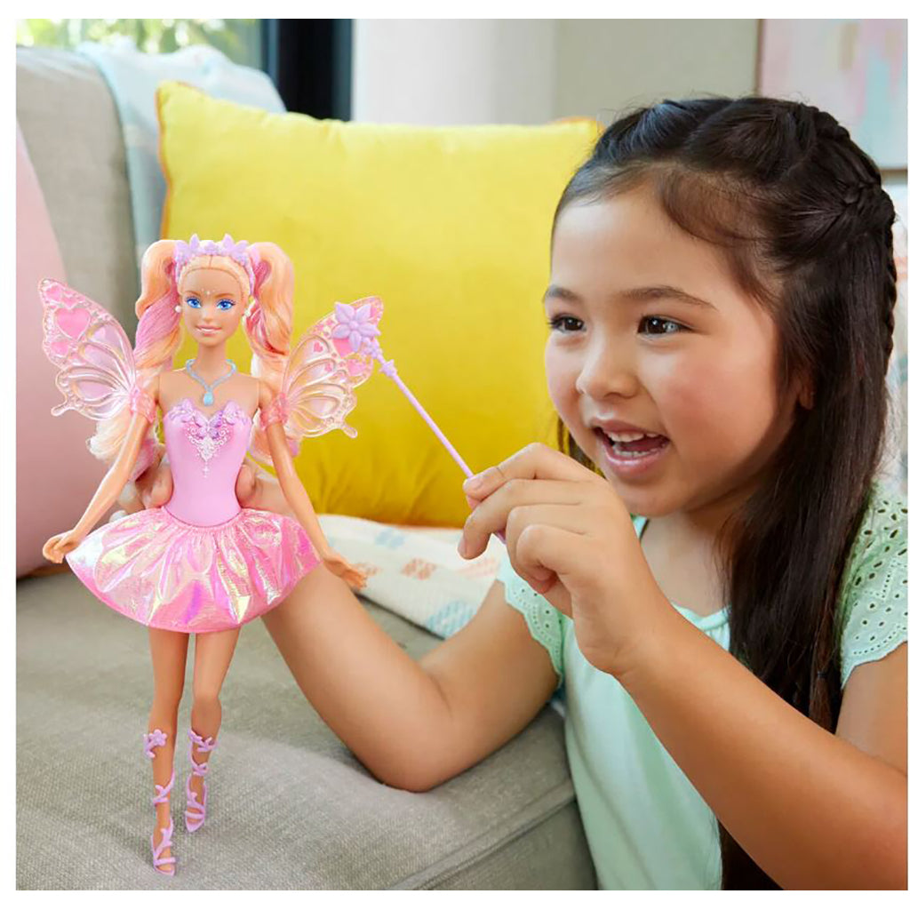 Barbie Color Change Fairy, inkl. svamp och trollstav