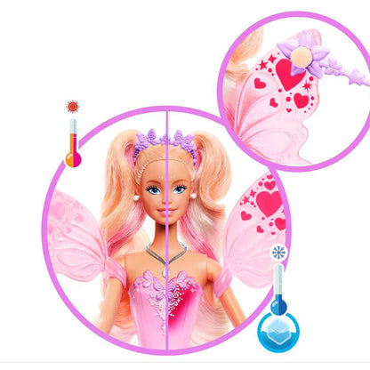 Barbie Color Change Fairy, inkl. svamp och trollstav