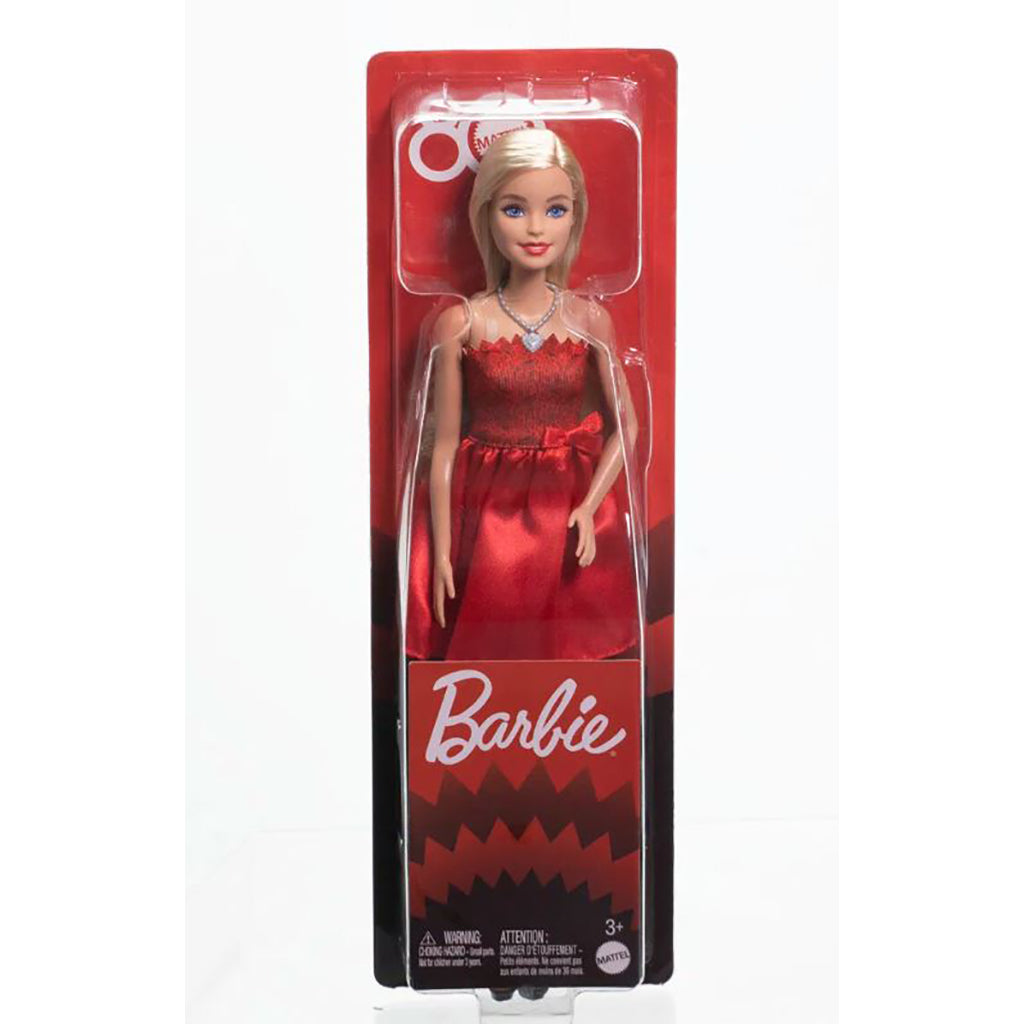 Barbie Fashionista 80th Anniversary Ruby Red-docka