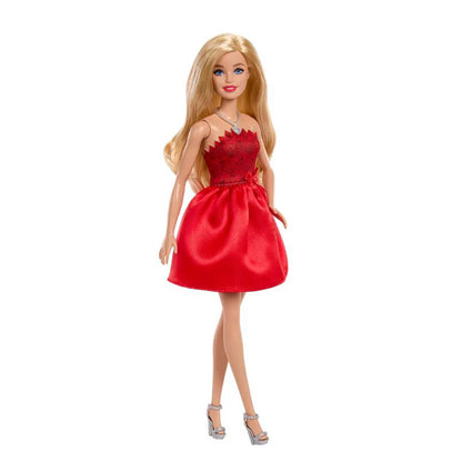 Barbie Fashionista 80th Anniversary Ruby Red-docka