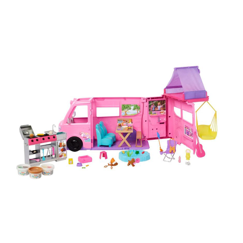 Barbie Dream Camper, Husbil set med 60 delar