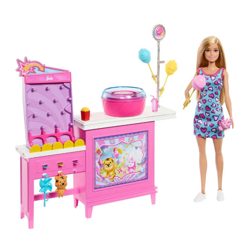 Barbie Mysterier, Candyfloss &amp; Spelset inkl. 10 delar