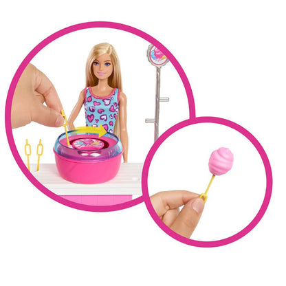 Barbie Mysterier, Candyfloss &amp; Spelset inkl. 10 delar