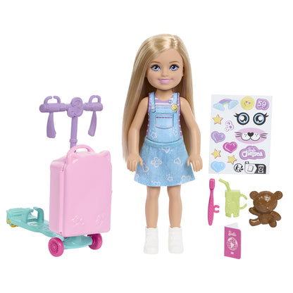 Barbie Limitless Adventures Chelsea – Rejsedukke med tilbehør