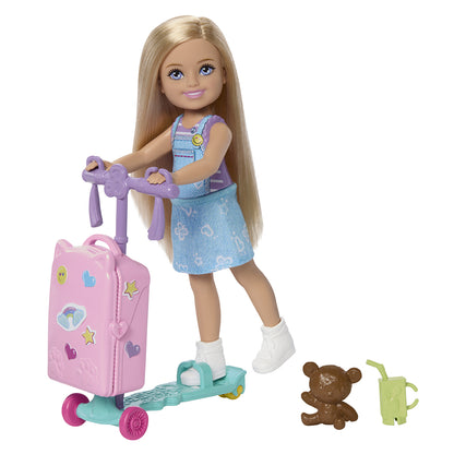 Barbie Limitless Adventures Chelsea – Rejsedukke med tilbehør
