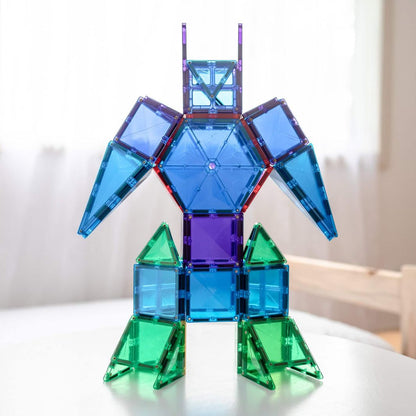 Connetix Mega Pack, Magnetiskt byggset med 212 delar - Rainbow