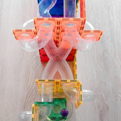 CONNETIX Connetix Ball Run Expansion Pack - utökningspaket 66 delar - rainbow