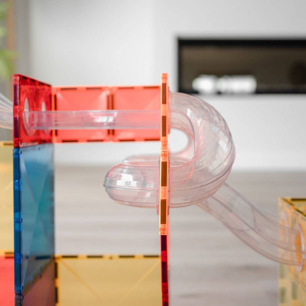 CONNETIX Connetix Ball Run Expansion Pack - utökningspaket 66 delar - rainbow