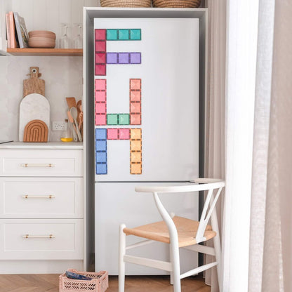 Connetix Ractangle Pack - magnetsats 24 delar - pastell