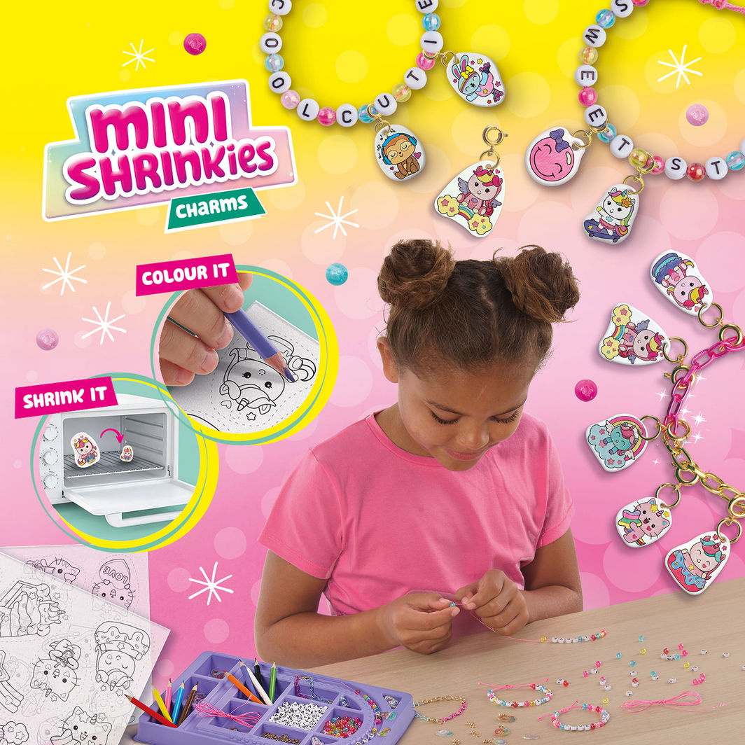 SES Creative Krympplast, Mini Shrinkies - Hängsmycken designstudio