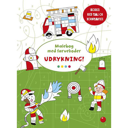 Bolden målarbok, Målarbok med färgkoder: Utryckning!