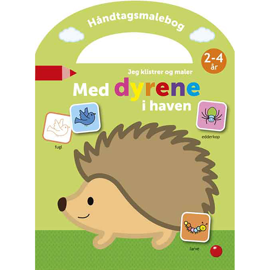 Forlaget Bolden, Målarbok med handtag – Med djuren i trädgården
