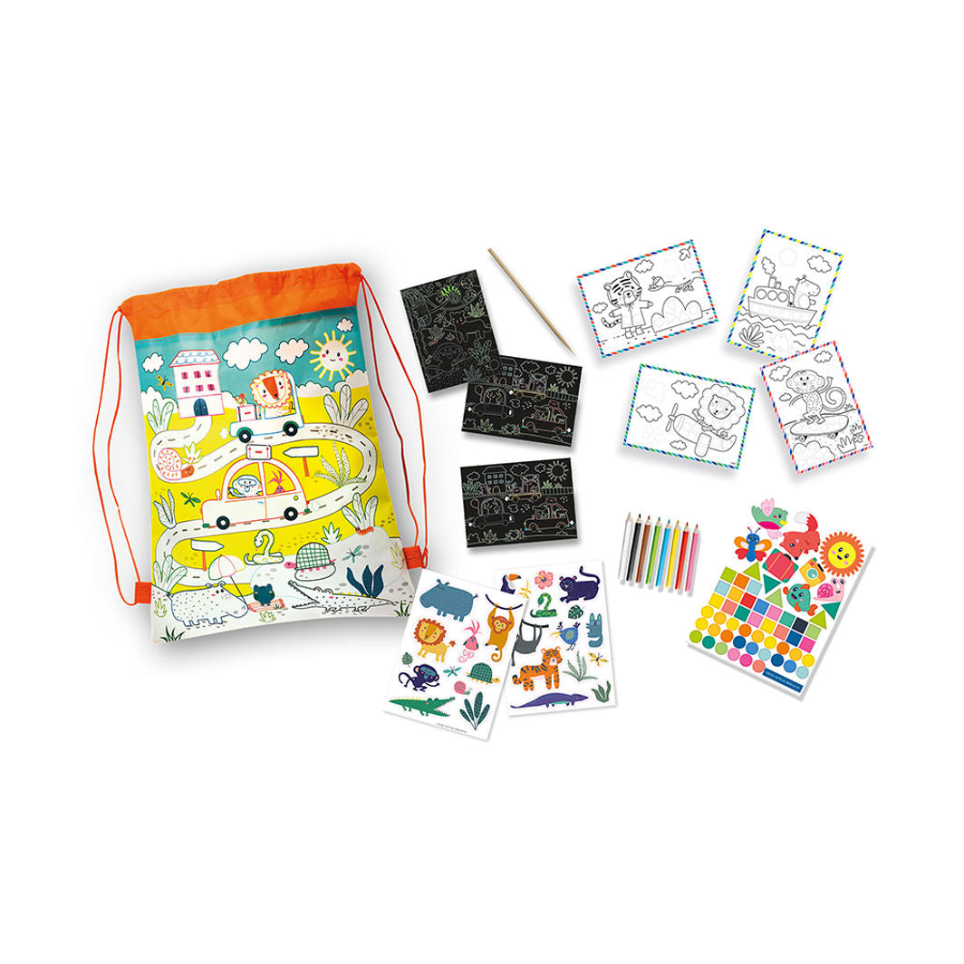 SES Creative, Resaktiviteter i ryggsäck