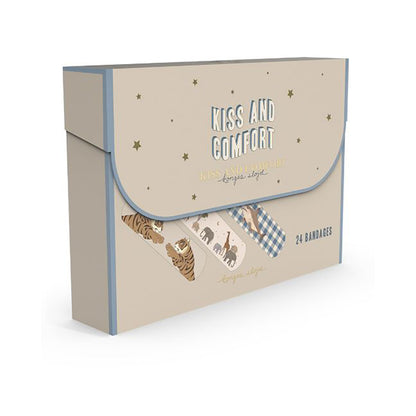 Konges Sløjd plåster, Kiss and comfort - Blue mix