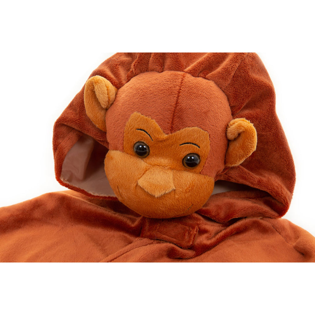 Pretend to bee maskeradkläder, djurdräkt, apa – Storlek 3-7 år